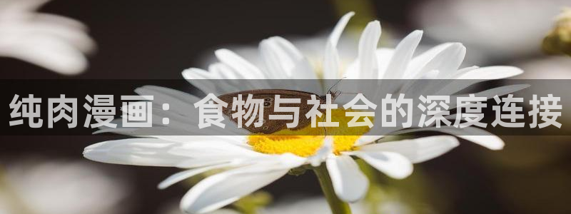 看腐漫画免费的app：纯肉漫画：食物与社会的深度连接